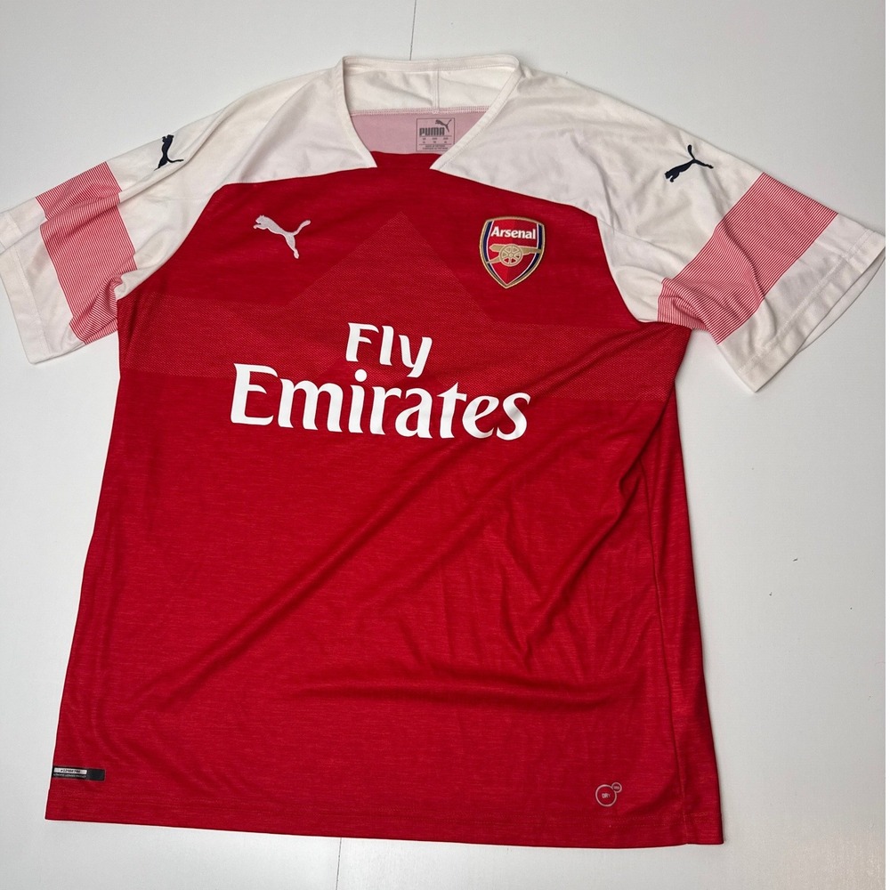 Puma Arsenal FC 2018-19 Home Jersey Red White Mens XL Fly Emirates Soccer Shirt - Picture 2 of 12